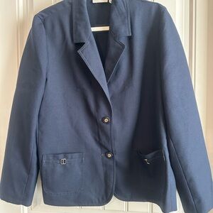 Alfred Dunner Dark Blue Women's Blazer Size 14